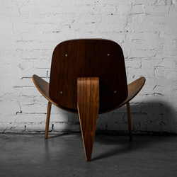 Стул Roomers Furniture Шелл bls-01/a535walnut