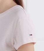 Футболка TJW BBY ESSENTIAL LOGO Tommy Jeans - пудро-розовый(DW0DW15441)