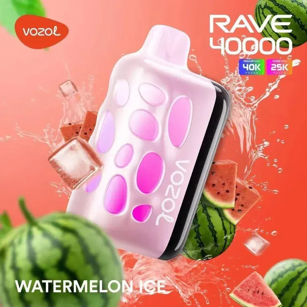 Vozol RAVE 40000 - Watermelon Ice (5% nic)