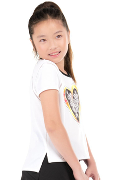 Футболка для девочки Lucky in Love Paisley In Love Short Sleeve - white