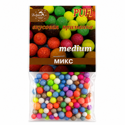 Насадка рыболовная PUFFI mini МИКС (10шт/уп) #25