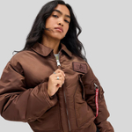 Бомбер Alpha Industries CWU 45/P Powder Brown (Коричневый)