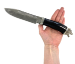 Туристический нож Волк, кованая сталь Х12МФ, граб
