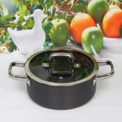 Кастрюля «ENERGY» 2,6 л, стеклянная крышка
