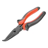 Длинногубцы изогнутые Black Nickel, 180 мм, двухкомпонентные рукоятки Matrix — фото 1
