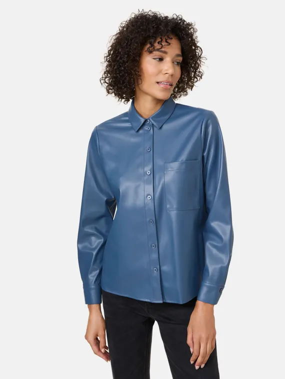 GERRY WEBER Рубашка из экокожи