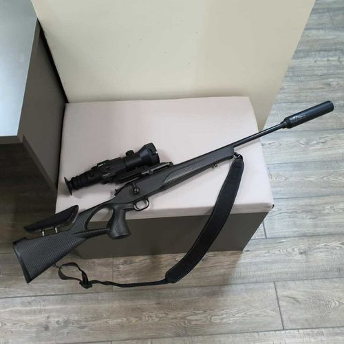 ДТКП закрытого типа 3D Titanium Suppressor на карабин Blaser R8 (.300WM, 30-06, M15x1) Титан, Русский дракон