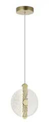 Светильник подвесной светодиодный NewRgy 7055MD-200BSP/CL BRASS PAINTED METAL, 9 Вт, латунный