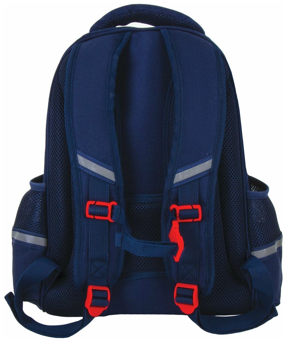 Ранец ЮНЛАНДИЯ LIGHT, 2 отделения, "Sneakers", 38х29х16 см, 228793