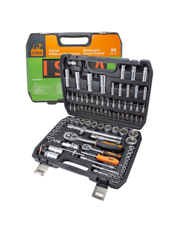 Набор инструментов 94пр.1/4''1/2''(6гр.)(4-32мм) ISMA ISMA-4941-5