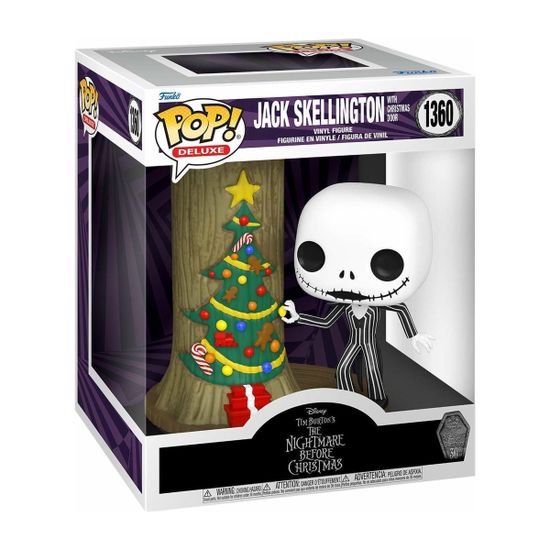 Фигурка Funko POP! Deluxe Disney TNBC 30th Jack Skellington w/Christmas Door (1360) 72310 — упаковка