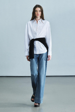 РУБАШКА OXFORD С АЛЖИРКАМИ ZW COLLECTION — ZARA