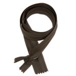 Молния потайная (скрытая) SBS Т3 (3 мм) 1 зам., н/раз., 60 см, S-080, хаки темн., уп. 50 шт