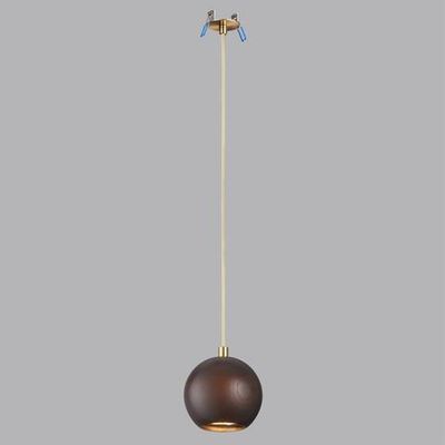 7062/1 MINIMA ODL25 217 Подвесной светильник темное дерево/металл IP20 GU10 LED 7W 220V CAUCHO