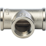 Тройник STOUT ВВ 1/2" никель
