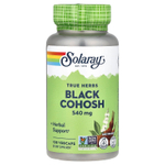 Solaray, True Herbs, черный кохош, 540 мг, 100 растительных капсул