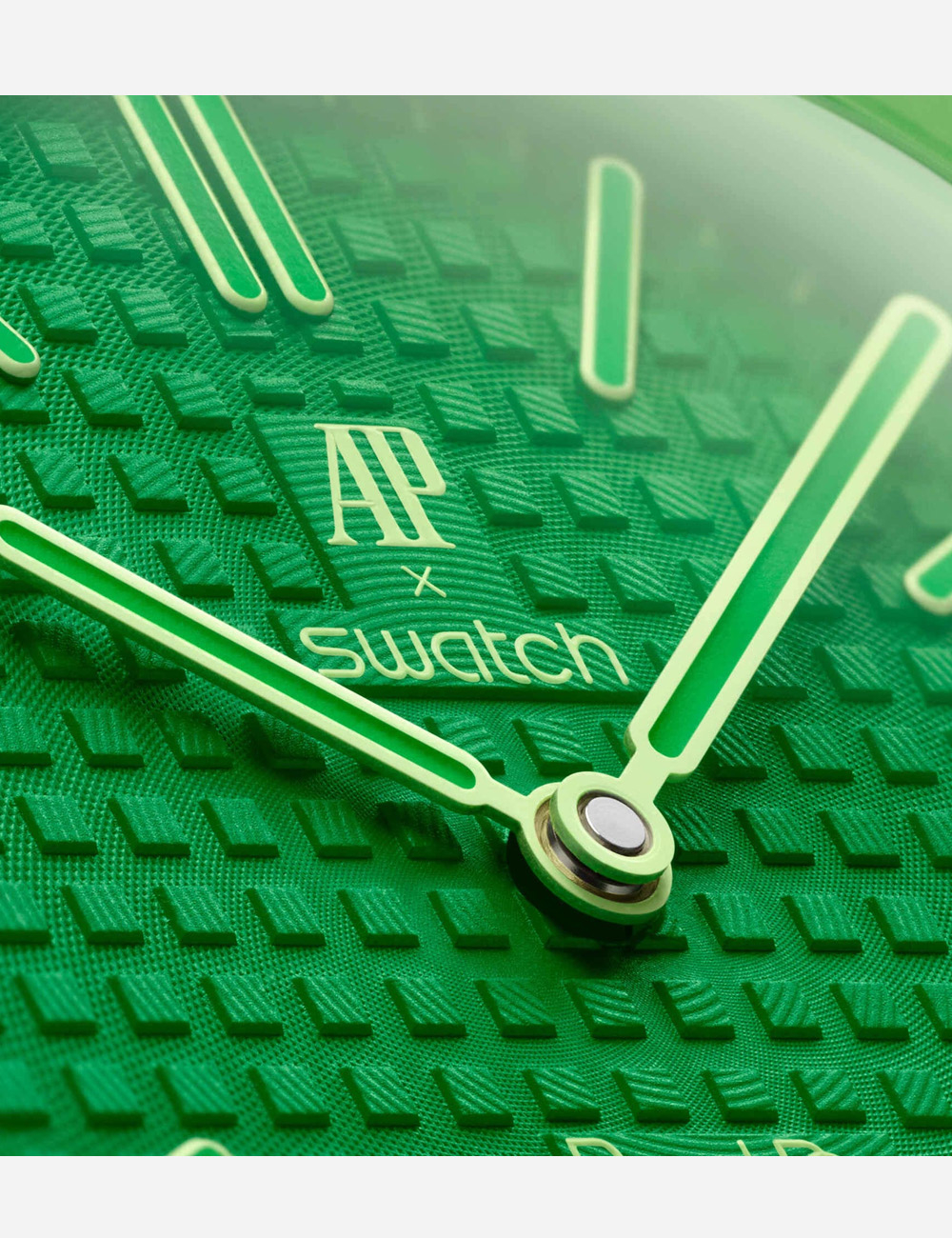 Часы Audemars Piguet x Swatch Royal Pop "Green Eight"