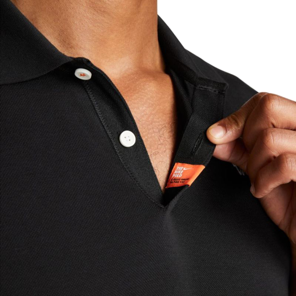 Мужское теннисное поло Nike Rafa Slim Polo - черный