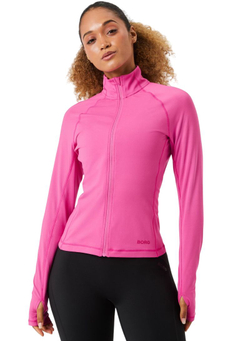 Женская теннисная толстовка Bj_rn Borg Full Zip — ibis rose