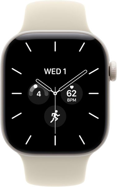 Умные часы Apple Watch Series 12 42 мм Pearl White Ceramic Case with Sport Band (S/M) Песочный | Sand
