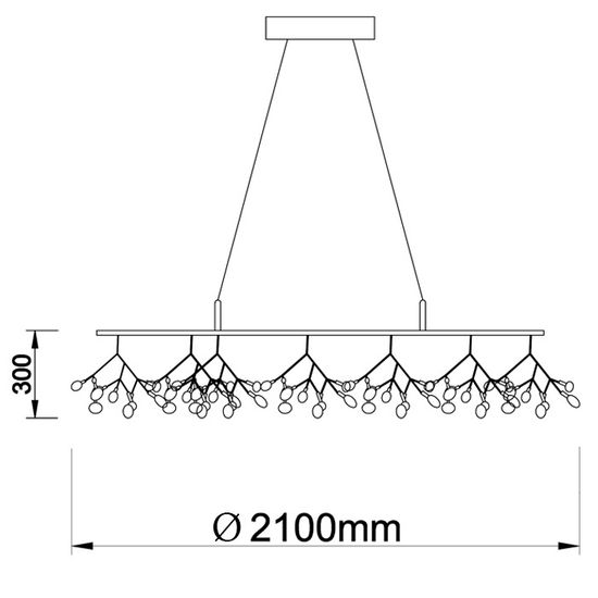 Люстра Heracleum the Big O D125
