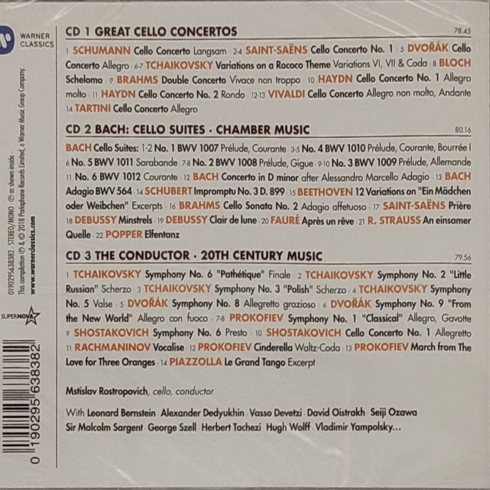 Rostropovich, Mstislav — 50 Best Rostropovich (CD)