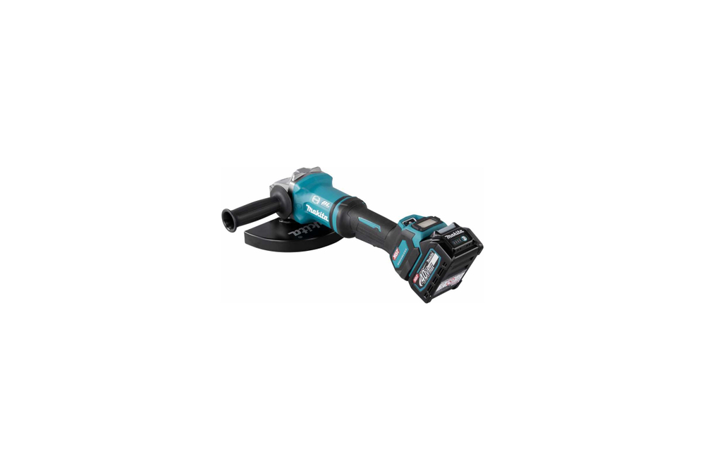 Аккумуляторная угловая шлифмашина Makita 40 В, 230 мм, 6600 об/мин, с 2 АКБ 5 Ач и ЗУ, в кейсе GA038GT201