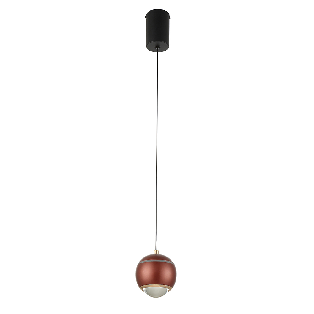 Подвесной светодиодный светильник Crystal Lux CARO SP LED RED