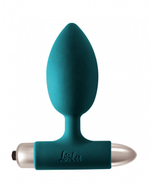 Анальная пробка с вибрацией Spice it up New Edition Perfection Dark green (Цвет: зеленый)
