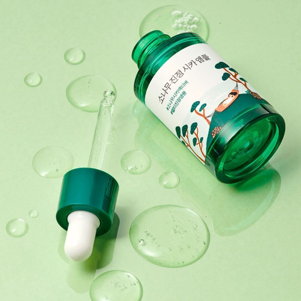 ROUND LAB Сыворотка с экстрактами сосны и центеллы Pine Calming Cica Ampoule (30 мл)