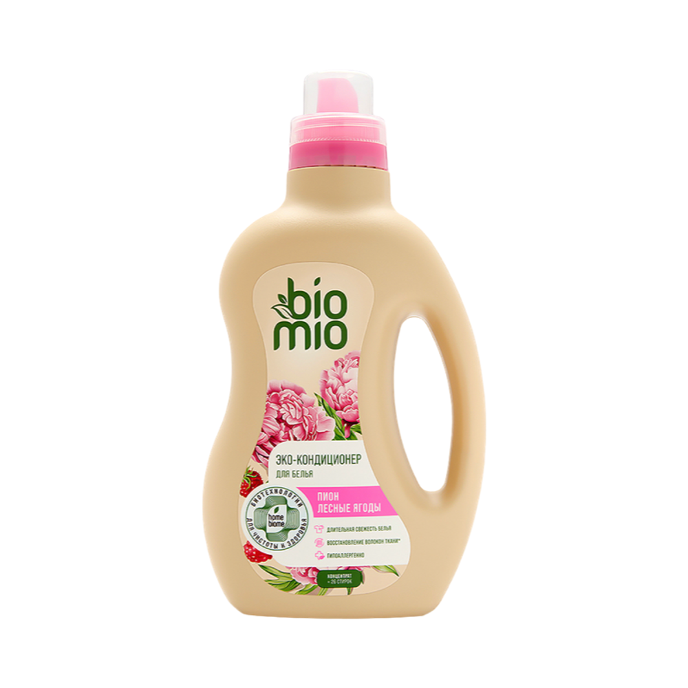 Кондиционер для белья Bio Mio Пион-Лесные Ягоды 800мл