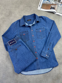 Джинсовый костюм Kiton