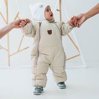 Шапка зимняя из смесовой шерсти утепленная "Молоко" на завязках 0+