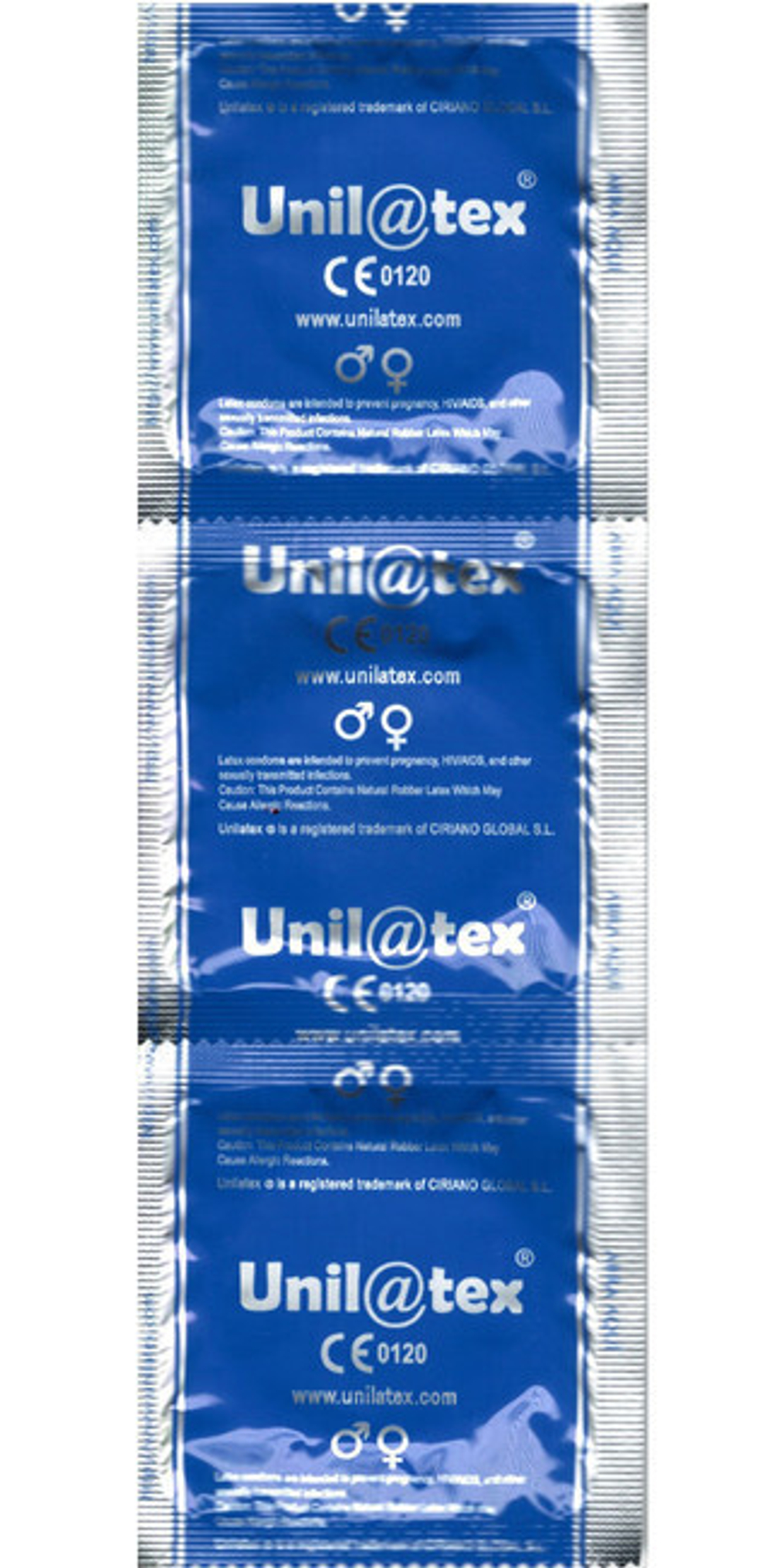 Презервативы UNILATEX с ароматом клубники красного цвета (3 шт.) (Цвет: красный)