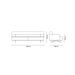 Диван трехместный ENZA HOME VALDERA EH52864