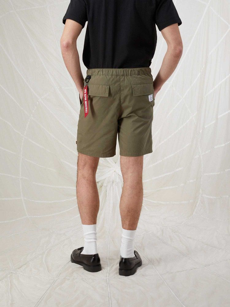 Шорты Alpha Industries Belted Pull On Short Green Шорты Alpha Industries Belted Pull On Short Green