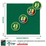 Сукно Manchester 60 Blue green ш1,95м