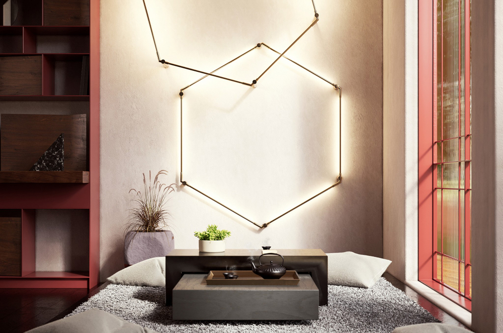 THIN PRIMARIES WALL-MOUNTED HEXAGON