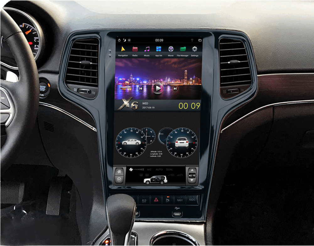 Установочный комплект для JEEP GRAND CHEROKEE 2008-2013 черная  KUBERG ZF-1827B-DSP