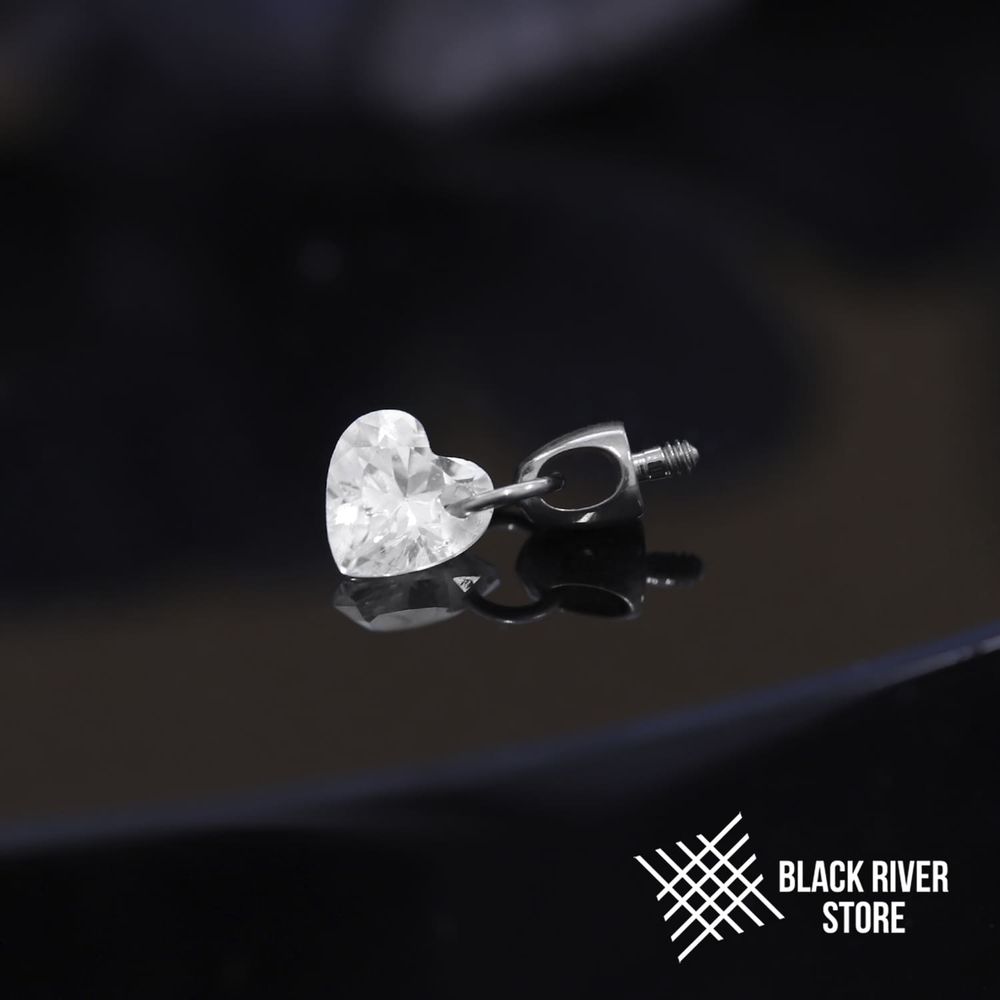 Bauble Heart Crystal