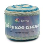 Пряжа Astra Premium (Астра Премиум) Северное сияние (Aurora Borealis) / уп.3 мот. по 100 г, 210 м, 06 секционный