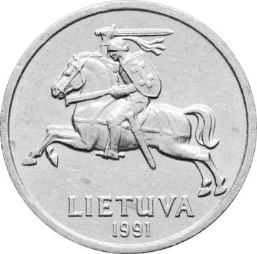 1 цент 1991 Литва