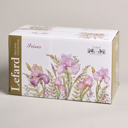 ЧАЙНЫЙ СЕРВИЗ LEFARD "IRISES" НА 6 ПЕР. 14 ПР. (КОР=2НАБ.)