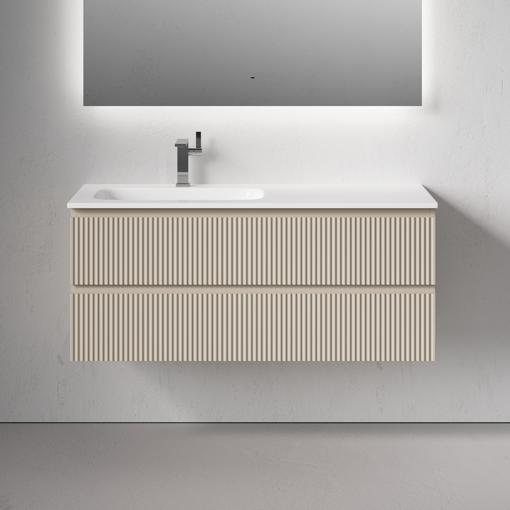 Тумба подвесная Sancos Snob R левая 1195х445х500, SNR120LCE, арт. SNR120LCE