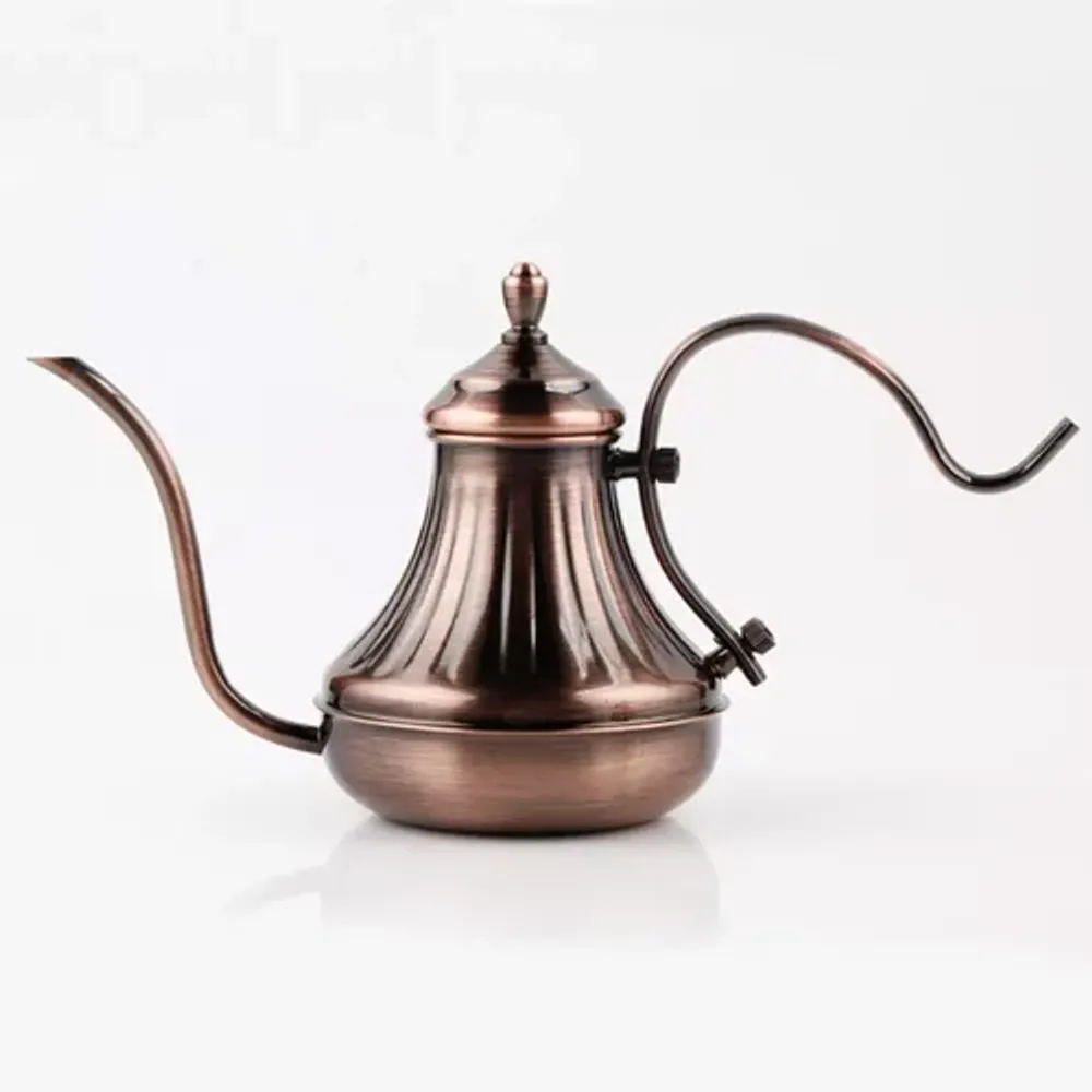 Кофейник чайник 650 мл Бариста d 11,6/5,8 см h15,7 см Antique цвет антик нерж. P.L. Barbossa