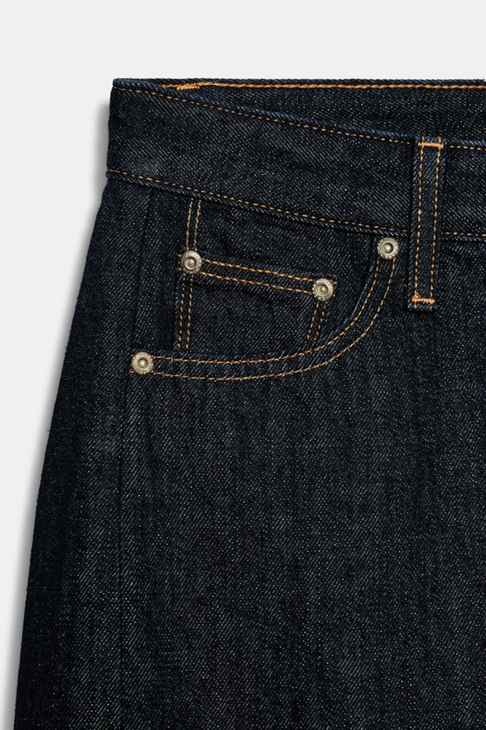 ZARA ДЖИНСЫ ZW COLLECTION ANKLE RELAXED СО СРЕДНЕЙ ПОСАДКОЙ, СИНИЙ