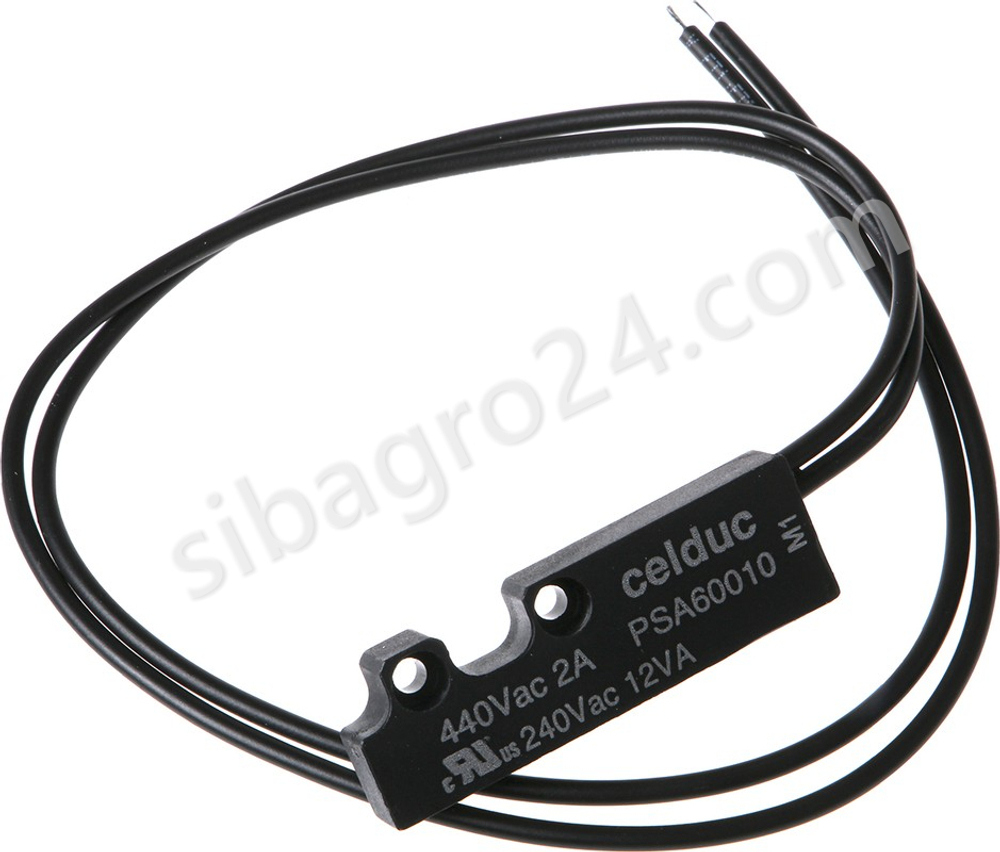 Датчик герконовый PSA60010 1NO/2A/24 A440VAC проводной длиной кабеля UL300 мм