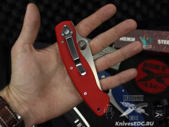 Складной нож Steelclaw Боец-3, красная рукоять  G10 - сталь D2