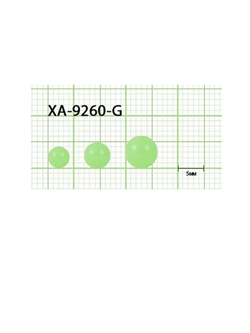 Бусины пластиковые для монтажа рыболовных оснасток Plastic Bead GREEN/GLOW XA-9260 №4