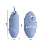 Сиреневое виброяйцо с пультом ДУ Pretty Love Julia BI-014362W-4A5